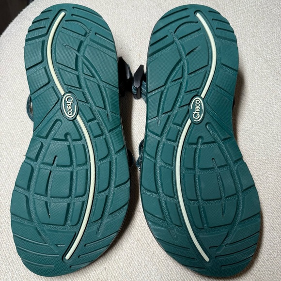 Chaco Women's Sandals in Black and Teal - Picture 5 of 8